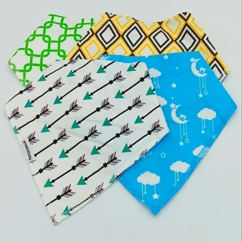 Farnodbaby 4 pc unisex bib set NWT